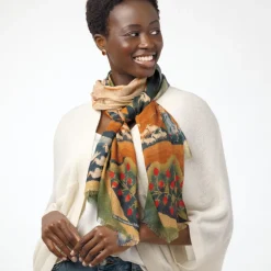 Discount The Met Store American Folk Art Landscape Oblong Scarf