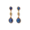 New The Met Store Ancient Gems Triple-Drop Lapis Earrings
