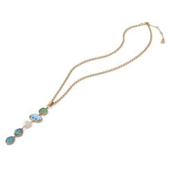 Online The Met Store Ancient Mixed Motifs Glass Pendant Drop Necklace