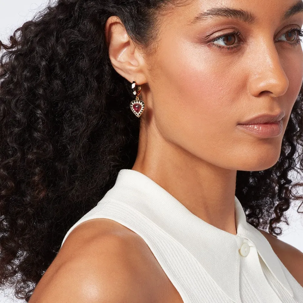 Best The Met Store Atef Crown Huggie Charm Earrings