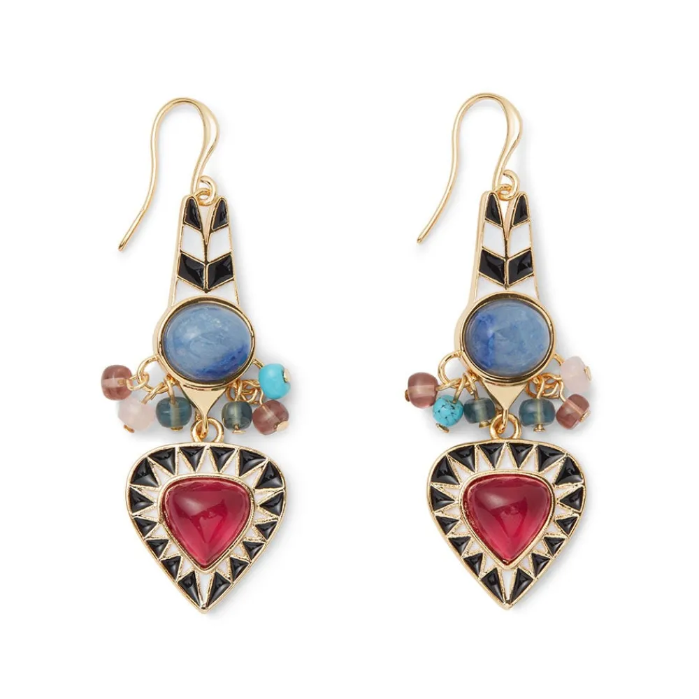 New The Met Store Atef Crown Statement Drop Earrings