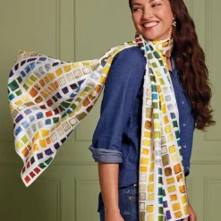 Discount The Met Store Byzantine Tesserae Oblong Silk Scarf