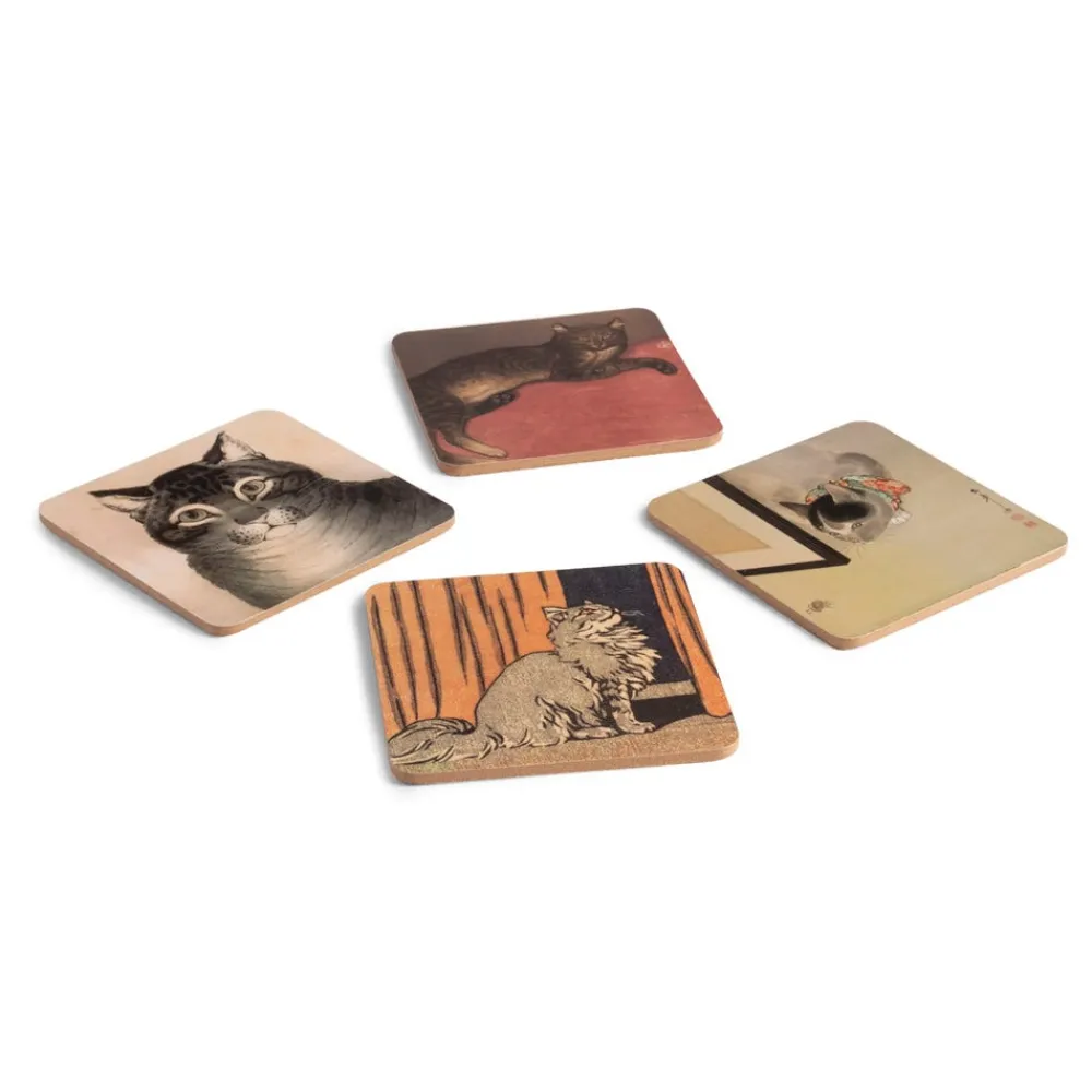 Hot The Met Store Cats Coasters