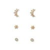Clearance The Met Store Celestial Symbols Stud Earrings Set