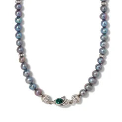Outlet The Met Store Chelsea Peacock Pearl Necklace