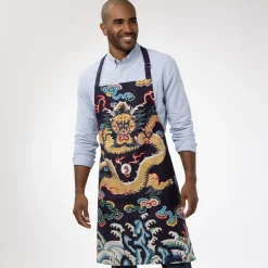 Online The Met Store Chinese Dragon Rank Badge Apron