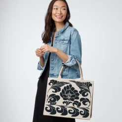 Clearance The Met Store Chinese Peony Oversize Structured Tote