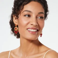 Discount The Met Store Classical Carnelian Chandelier Earrings
