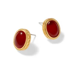 Outlet The Met Store Classical Carnelian Stud Earrings