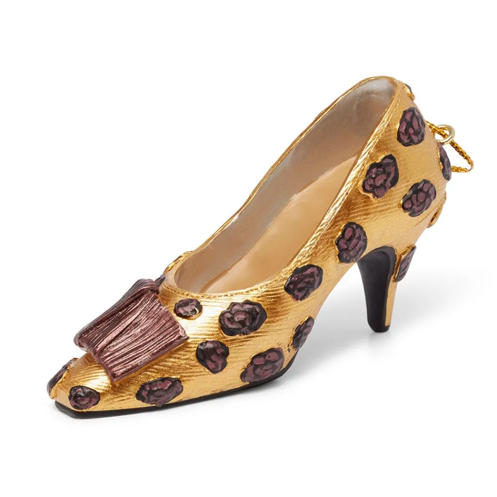 New The Met Store Cocoa Rose Pump Shoe Ornament