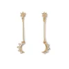 Outlet The Met Store Crescent Moon Drop Earrings