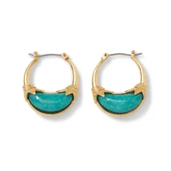 Online The Met Store Cypriot Jade Crescent Hoop Earrings