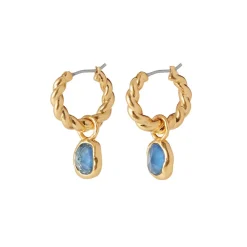 Hot The Met Store Cypriot Twist Hoop Earrings with Removable Charms