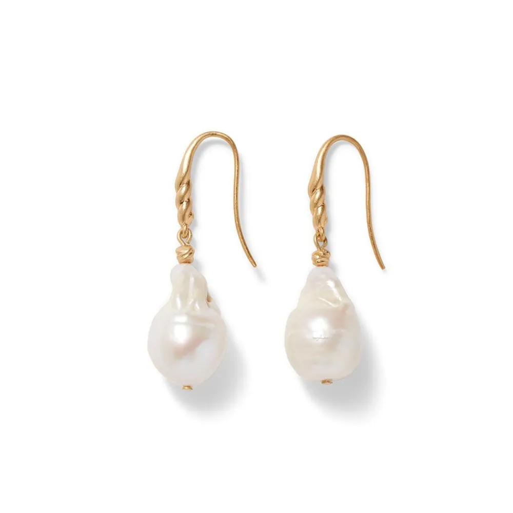 Clearance The Met Store Cypriot Twist Pearl Necklace and Drop Earrings Set