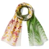 Discount The Met Store Daisy Garden Marbled Paper Oblong Silk Scarf
