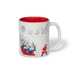 Sale The Met Store Earle Santa and Deer Mug