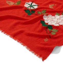 Discount The Met Store Edo Blossoms and Butterflies Embroidered Shawl