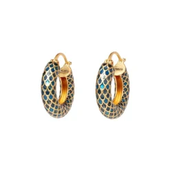 Discount The Met Store Egyptian Feather Hoop Earrings