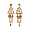 Outlet The Met Store Egyptian Nefer Amulet Red Jasper Chandelier Earrings