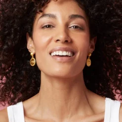 New The Met Store Etruscan Lion Drop Earrings