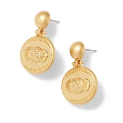 New The Met Store Etruscan Lion Drop Earrings