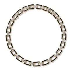 Sale The Met Store European Buckle Enamel Collar Necklace and Drop Earrings Set