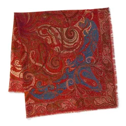 Discount The Met Store Four Seasons Paisley Square Wool Scarf