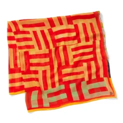 Outlet The Met Store Gee's Bend Kennedy Basket-Weave Oversize Square Scarf