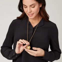 Online The Met Store Hand-Enameled Egg Pendant Watch