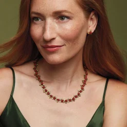 Online The Met Store Holly Berry Jade Statement Necklace