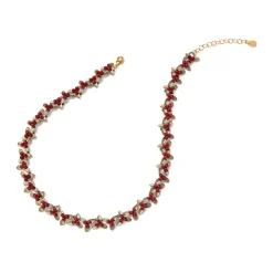 Online The Met Store Holly Berry Jade Statement Necklace