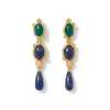 Online The Met Store Japanese Imari Linear Drop Earrings