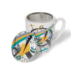 New The Met Store Kandinsky Small Worlds Covered Mug with Tea Infuser