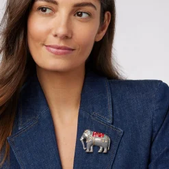 Hot The Met Store King Elephant Brooch