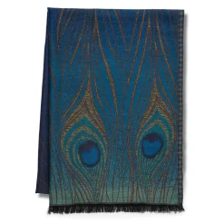 Best The Met Store Louis C. Tiffany Peacock Feather Wool-Blend Shawl
