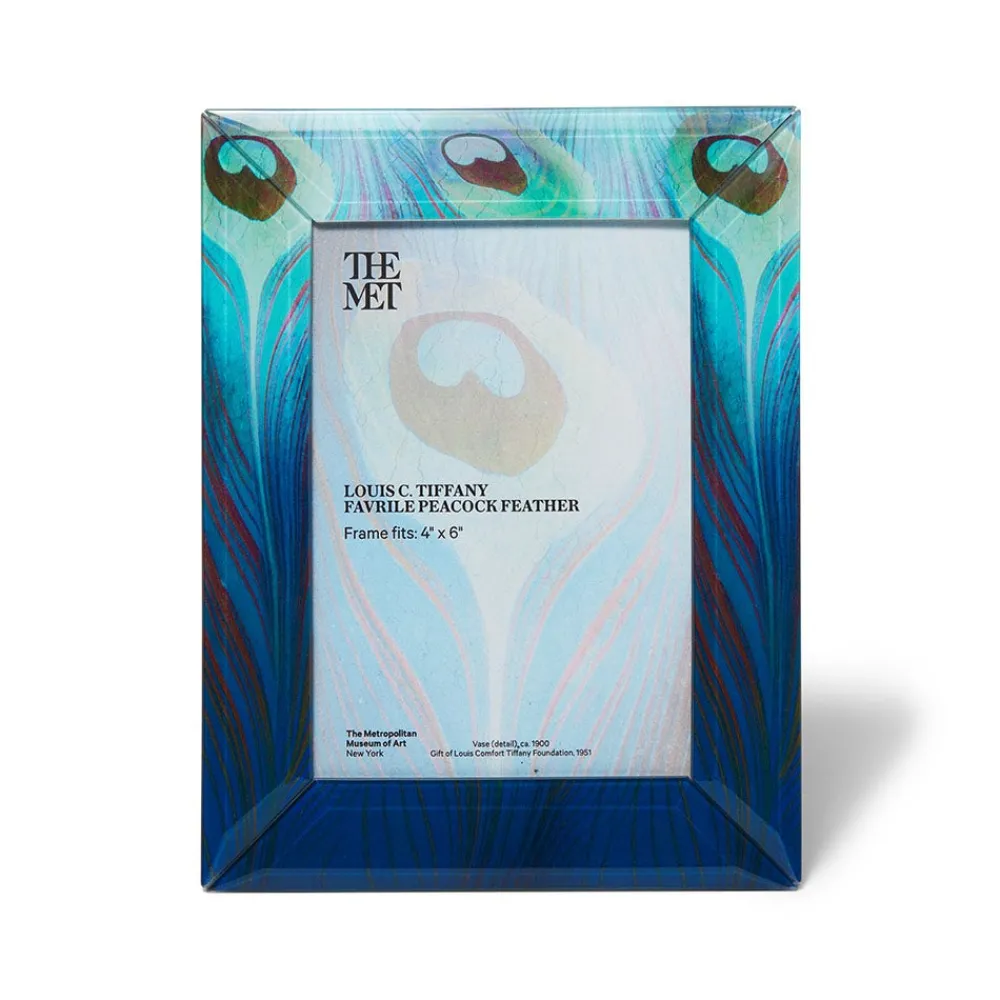 Outlet The Met Store Louis C. Tiffany Peacock Feather Rectangular Glass Frame
