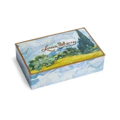 Outlet The Met Store Louis Sherry Van Gogh Wheat Field with Cypresses 12-Piece Chocolate Tin
