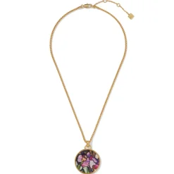 Clearance The Met Store Magnolias and Irises Enamel Pendant Necklace