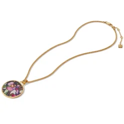 Clearance The Met Store Magnolias and Irises Enamel Pendant Necklace