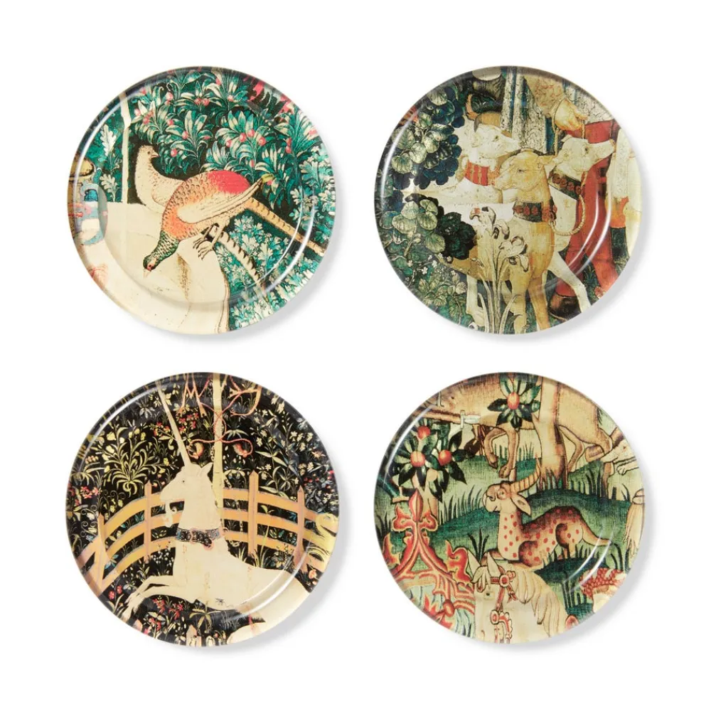 Outlet The Met Store Medieval Creatures Glass Coasters