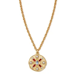 Discount The Met Store Medieval Stone Medallion Pendant Necklace