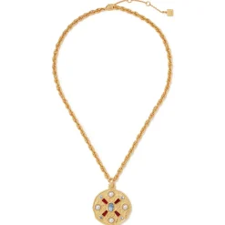 Discount The Met Store Medieval Stone Medallion Pendant Necklace
