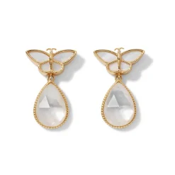 The Met Store Meiji Butterfly Drop Earrings