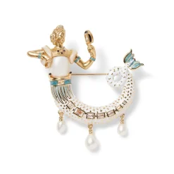 Discount The Met Store Mermaid Baroque Pearl Brooch
