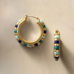Sale The Met Store Middle Kingdom Cylindrical Bead Earrings