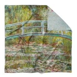 Best The Met Store Monet Blooms Double-Sided Square Silk Scarf