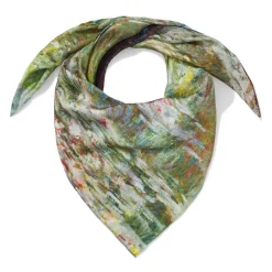 Best The Met Store Monet Blooms Double-Sided Square Silk Scarf