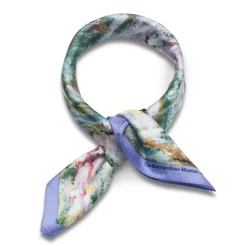 The Met Store Monet Bridge and Water Lilies Silk Neckerchief