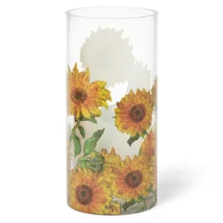 New The Met Store Monet Sunflowers Glass Vase