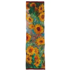 Outlet The Met Store Monet Sunflowers Oblong Silk Scarf